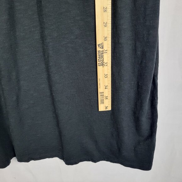 Talbots Embroidered Sleeve Dress Women's Plus Size X 14/16 Black Tassled Boho - Picture 9 of 12